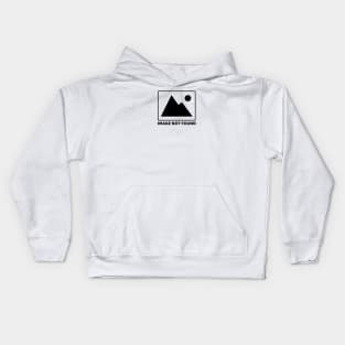 Image Not Found (Black) Kids Hoodie